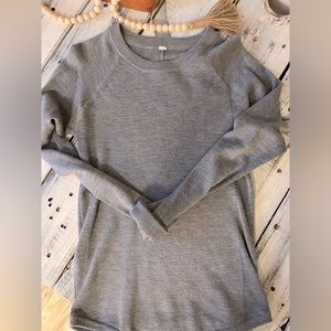 Size 6 Lululemon Athletica grey sweater. Like new!
